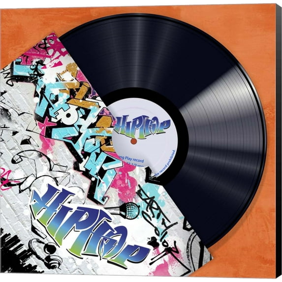Vinyl Club, Hip Hop by Steven Hill, Canvas Wall Art