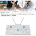 thumbnail image 3 of BH199 Clavier Sans Fil Pliable avec Triple Connectivité Bluetooth - Compatibilité Universelle pour Tablettes, Ordinateurs Portables et PC - Construction en Alliage d'Aluminium et ABS de Qualité Supérieure - Autonomie de 50 H,, 3 of 7