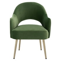SAFAVIEH Dublyn Mordern Style Upholstered Side Chairs, Green