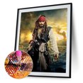 thumbnail image 2 of Wdftyju Kits de pintura de diamante 5D DIY Taladro redondo completo Capitán Jack Mosaico Imagen Pared Wdftyju 7mj3ub7bd2nd3ml0, 2 of 9