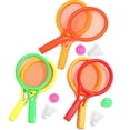 thumbnail image 2 of SHISUYAN Kids Tennis Racket - Badminton Set With Tennis Balls & Badminton Balls, Improve Tennis Skills For Outdoor Sporting Camping Activity - Random Color, 2 of 9