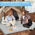 thumbnail image 4 of Memory Foam Camping Mattress Pad,3inch Sleeping Pad for Camping,Non-Slip Bottom Floor Cot Car Mattress Bed with Retaining Portable Roll up Mattress Pad Mat for Travel Truck Guest Bed Tent, 4 of 10