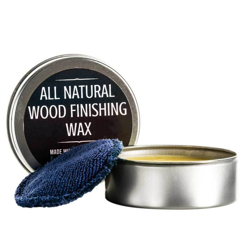All Natural Coconut Oil and Beeswax Wood Finishing Wax (4 Oz Tin)