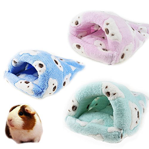Chinchilla Rabbit Hamster Bed Squirrel Rat Hedgehog Womdee Soft Warm Bed Mat Bed House Nest Hamster Accessories for Guinea Pig