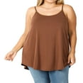 thumbnail image 3 of CHOK Blouse Sans Manches à Encolure Décontractée pour Femmes et Plus, Ourlet Rond, 3 of 5