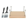 thumbnail image 1 of AMLESO Wooden Book Press with Silicone Paint Brushes for DIY Bookbinding Cards, 1 of 8