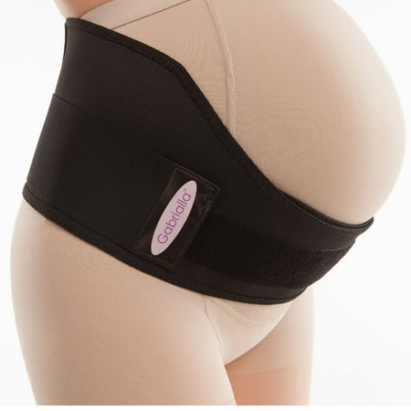 GABRIALLA Maternity Medium Support Belly Abdomen and Back Breathable Pregnancy Support Belt for Active Moms MS-96