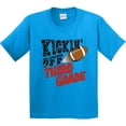thumbnail image 3 of Inktastic Kickin' off Third Grade Back to School Football Youth T-Shirt, 3 of 5