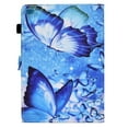 thumbnail image 6 of Allytech iPad 9.7" Case, iPad Air 1 2 Case, Slim Fit Flip Multi Angle Stand Smart Cover Auto Sleep Wake Shockproof Protection Anti-scratch Case for Apple iPad 6th 5th Gen - Butterfly, 6 of 7