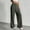 Army Green, variant on PWPSG High Waist Drawstring Pleated Wide Leg Casual Pants, Breathable Comfort Trousers for Daily Commute & Trendy Work Outfits White S