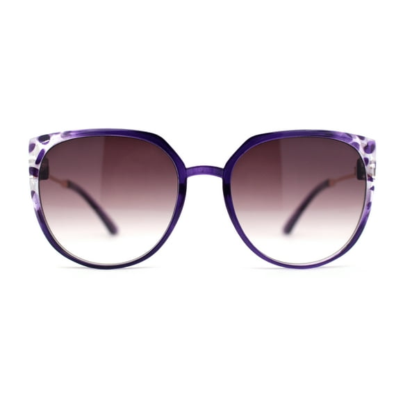 Womens Thin Oversize Cat Eye Butterfly 90s Designer Sunglasses Purple