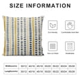 thumbnail image 5 of Nawypu  Blue Yellow Pillow Covers Gray Grey Dot Print Striped Decorative Throw Pillows Outdoor Boho Rustic Pillowcase Farmhouse Cushion Case Decor for Home Sofa Couch Bed, 5 of 5