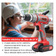 thumbnail image 4 of Kit Taladro Eléctrico Atornillador Inalambrico Rojo 21 V, 4 of 5