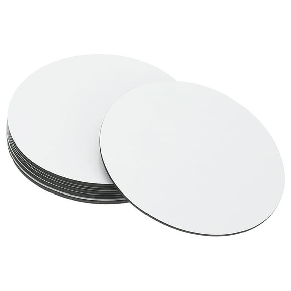 3x3 in Sublimation Magnet Blanks, 10pcs Sublimation Blanks Products Personalized Refrigerator Magnets, Round