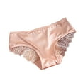 thumbnail image 2 of uublik Lace Panties for Women Pink Ladies Seamless Brief Comfort Womens Lace Panties, 2 of 5