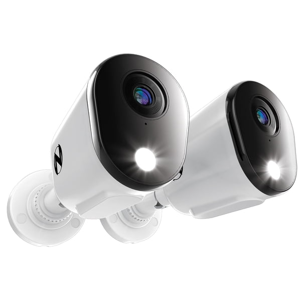 Cámaras de seguridad Night Owl SP Wired 2K Deterrence, paquete de 2