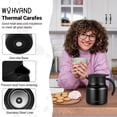 thumbnail image 3 of Jarra térmica para café WYHVAND, 800 ml, acero inoxidable, color negro, 3 of 8