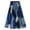 Blue, variant on IROINNID Women's Plaid A-line Net Yarn Casual Skirt Full Elastic Waist Long Print Skirt