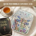 thumbnail image 7 of FOR U DESIGNS Dragonfly Pattern Bible Cover for Women Men Large Capacity Bible Holder Case Reusable Tote Bag Carrying Organizer Bag for Pilgrimages/Daily Use, 7 of 7
