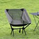 thumbnail image 2 of Silla Plegable Camping,Portátil de Campismo con Bolsa Almacenamiento,Fácil Montar, Ligero,Sillas Playa para Jardín,Playa,Pesca,Camping,Senderismo (Gris) Gris, 2 of 7