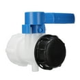 thumbnail image 3 of Fairnull 62/75mm Plastic IBC Tote Tank Butterfly Connection Valve Tap Water Drain Adapter, 3 of 4