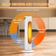 thumbnail image 6 of 25" Tower Heater and Fan Combo, 70° Oscillating, 3-Second Instant Heating, 1500W, 3 Heating & Fan Modes, Portable Electric Heater for Indoor Use in Bedroom, Office, and Home, White, 6 of 7