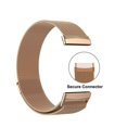 thumbnail image 4 of FIEWESEY Compatible with Fitbit Versa 3/Versa Sense Bands,Magnetic Stainless Steel Milanese Loop Watch band Metal Replacement Strap Bracelet Wrist Band for Men/Women(Rose Gold), 4 of 6