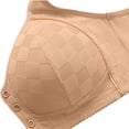 thumbnail image 4 of MEICHEN Front Closure Daisy Bras for Women No Underwire Trendy Breathable Seamless Underwear Solid Cozy Tshirts Bras, 4 of 8