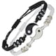 thumbnail image 1 of Pulseras de mejores amigos para 2, pulsera de cordón ajustable Yin Yang a juego para la amistad, la relación, el novio, la novia, el regalo de San Valentín, 1 of 4
