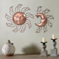 thumbnail image 1 of Set de 2 piezas de resina Sun & Moon de Wall Art Hi-Line Gift Ltd., 1 of 7
