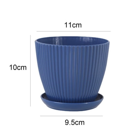 Resin Indoor Planter Flower Pots Wide Mouth Garden Pots For Living Room Office Patio