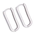 thumbnail image 3 of Pendientes de aro Hugo para niñas Plata, 3 of 10