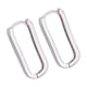 thumbnail image 2 of Pendientes para niñas, regalos minimalistas de verano, hebilla de oreja elegante Plata Zulema Pendientes de aro de mujer, 2 of 8
