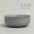 thumbnail image 4 of over&back Rim Serving Bowl - Stoneware Dishes - All-Occasion Place Settings - Perfect for Salads, Pastas, Snacks, and More - 10" x 10" x 3.7" - Semi-Matte Charcoal, 4 of 6