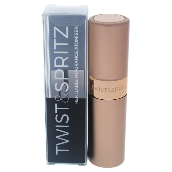 Twist and Spritz Atomiseur - Or Rose par Twist and Spritz pour Femmes - Vaporisateur Rechargeable 8 ml (Vide)