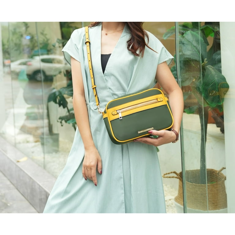 MKF Collection Jimena Women's Crossbody Bag Nylon Vegan Leather