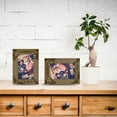 thumbnail image 5 of Grandparents Picture Frame Wood Photo Frames Engraved Display 4x6 Tabletop Frame for Hanging Wall Home Gifts Desk-A Grandchild is Someone Who Reaches for Your Hand but Touches Your Heart DIY, 5 of 8