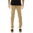 thumbnail image 3 of J. METHOD Men’s Chino Pants Basic Classic Slim Fit Twill Stretch Solid Casual Work Trouser, 3 of 5