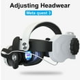 thumbnail image 5 of AOLIGEI Adjustable VR Head Strap VR Head Band for Meta Quest 3 VR Headset (White), 5 of 10