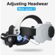 thumbnail image 1 of Correa para la cabeza VR ajustable Banda para la cabeza VR para auriculares Meta Quest 3 VR (negro), 1 of 8