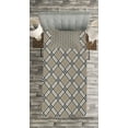 thumbnail image 3 of Ambesonne Grey White Quilted Bedspread Set 2 Pcs, Medieval Art, Twin Size, Grey Black White, 3 of 3