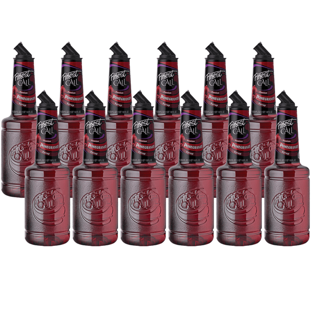 Finest Call Sirop de Grenade Premium 1 Litre - Saveurs Acidulées et Sucrées