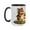 Black, variant on Whimsical Forest Mouse 15-Ounce Ceramic Mug - Charming woodland Animal Design for Coffee & Tea Lovers