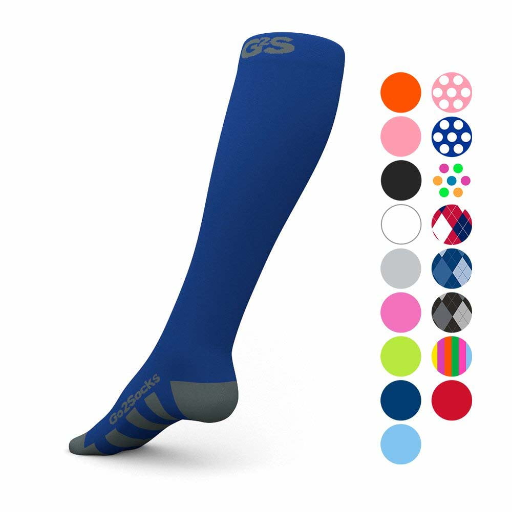 GO2 Compression Socks for Men Women Nurses Runners 2030 mmHG (high) Medical Stocking