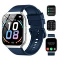 thumbnail image 1 of Nouvelle Montre Intelligente Compatible avec Android et iPhone, Traqueur de Mise en Forme 1,85 Po, Montre Intelligente pour Hommes et Femmes avec Réponse/appels/112+ Modes Sportifs/rappel de Messages, IP68 Étanche, pour Cadeau Bleu, 1 of 6