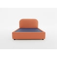thumbnail image 2 of LASE Muebles Cama Queen Size Marsella Base+Cabecera Velvet Canalé Rosa, 2 of 4