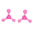 thumbnail image 4 of 2 piezas de masajeador de arco, mini masajeador de arco de acupresión portátil de 4 bolas para piernas y brazos, color rosa, 4 of 14
