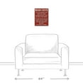 thumbnail image 3 of Creative Products Man Cave Red 11 x 14 Canvas Wall Art, 3 of 5