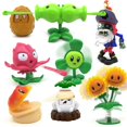 thumbnail image 3 of Plants Vs. Zombies Toy Double Head Peashooter Clover Gift Box Set Toy Color:686-50 Double-Headed Sunflower + Ice + 8 Zombies, 3 of 5