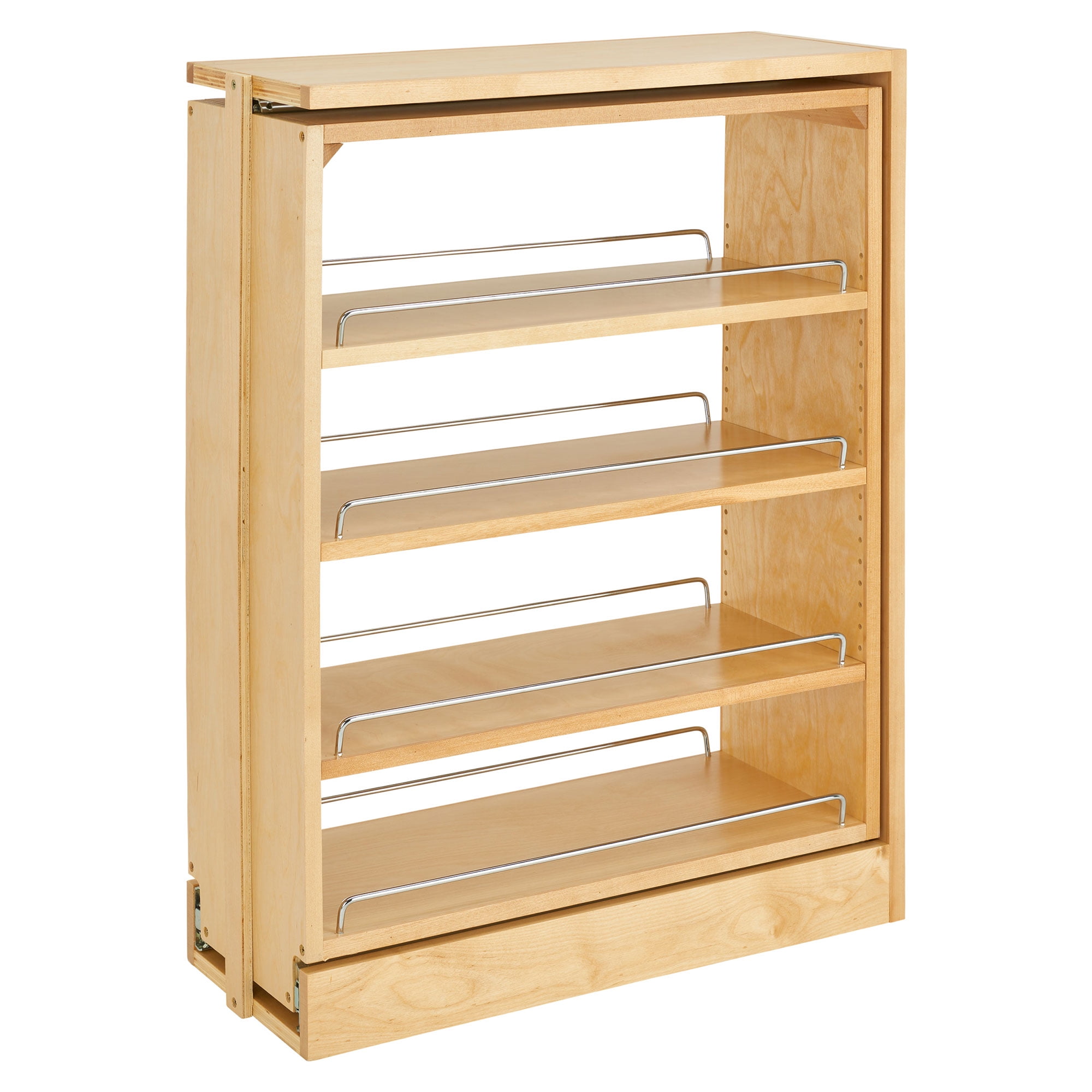 Rev-A-Shelf Organizer Estraibile Per Mobili Cucina: 18,4 Cm, Chiusura Soft-close E Ripiani Regolabili (448-BCSC-6C) - 4